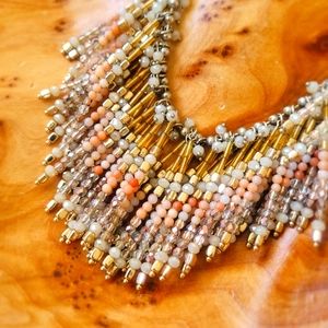 White House Black Market Beaded Short Necklace